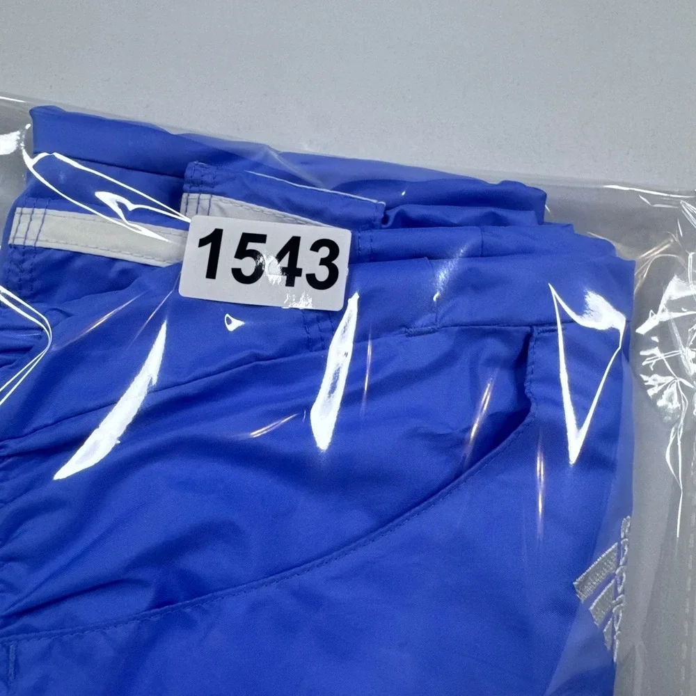 Vintage Adidas Track‎ Pants Mens Small Blue Windbreaker Lightweight Retro Sporty